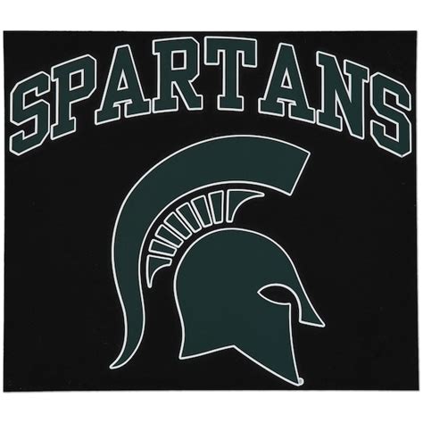 Michigan State Spartans 12 X 12 Arched Logo Decal Official Michigan