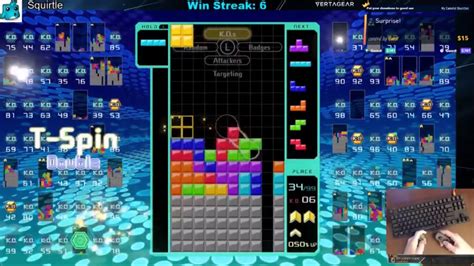 Tetris 99 Win With 15 Perfect Clears Youtube