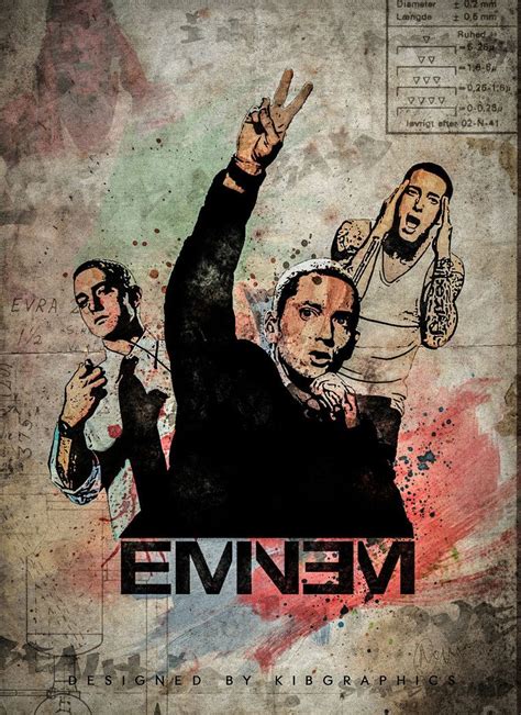 Eminem Poster Art Eminem Poster Eminem Rap Eminem