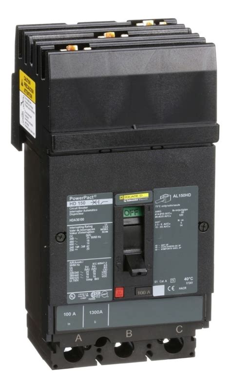 Interruptor Termomagnetico I-line Hda 3p 100a | Mercado Libre