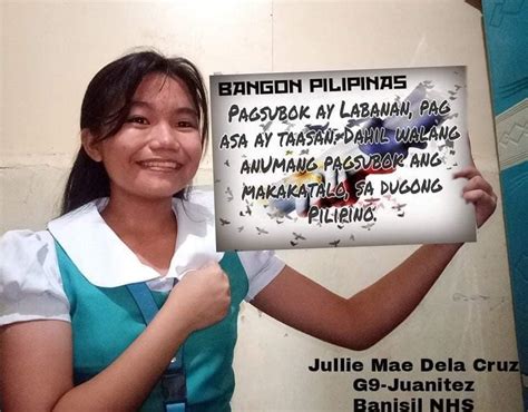 Slogan Tungkol Sa Pagmamahal Sa Pamilya Kapwa O Bayan