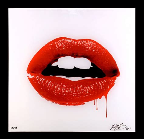 Red Lip Drip Central Galleries