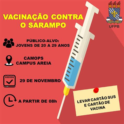 Equipe De Saúde Do Camops Promove Vacinação Contra O Sarampo No Campus