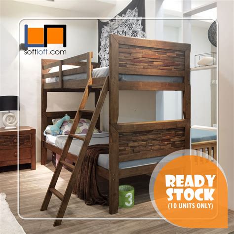 A page for describing characters: Support Up To 180kg Single Double Decker Bunk Bed Frame ...