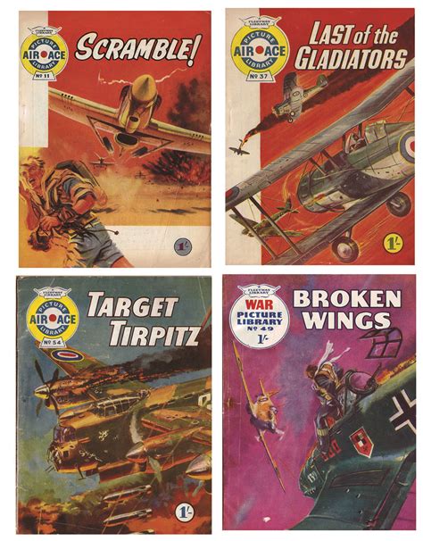Fleetway Picture Library Classics Air War Stories Featuring The Art Of