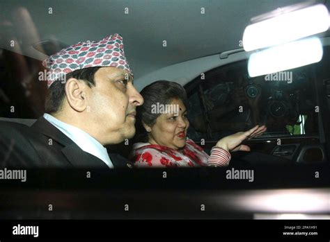 nepal s deposed king gyanendra left and queen komal leave the narayanhiti palace in kathmandu