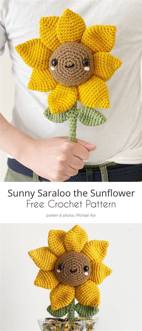 Sunflowers Top Free Crochet Patterns Crochet Sunflower Crochet
