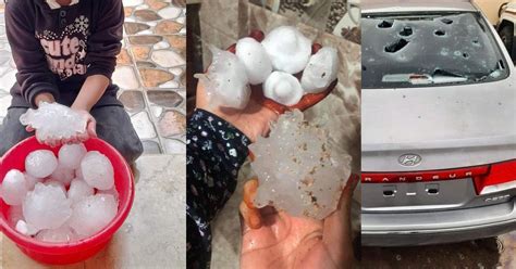 Worlds Largest Hail Record May Be Challenged By Exceptionally Large 20