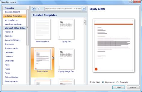 Ms Word 2007 Template Bullaceto