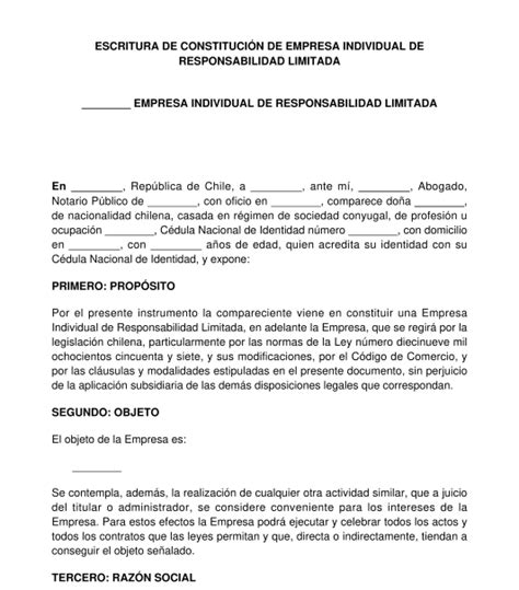 Constitucion Legal De Una Empresa En Mexico Ejemplo Nuevo Ejemplo