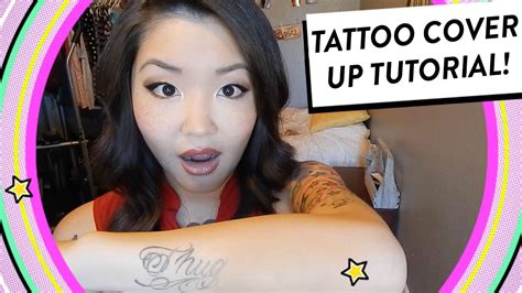 Tutorial Tattoo Cover Up Hellohannahcho Youtube
