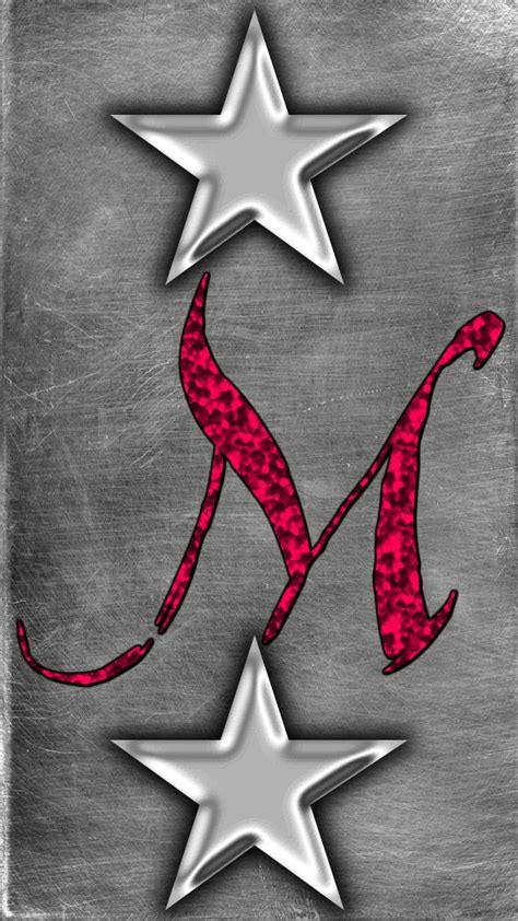 M alphabet cell phone wallpaper. M by gizzzi | Sparkle wallpaper, Alphabet wallpaper, Iphone wallpaper logo