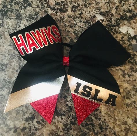 Custom Cheer Bow With Names Great Gameday Bow Football Cheer Bow Basketball Cheer Bow