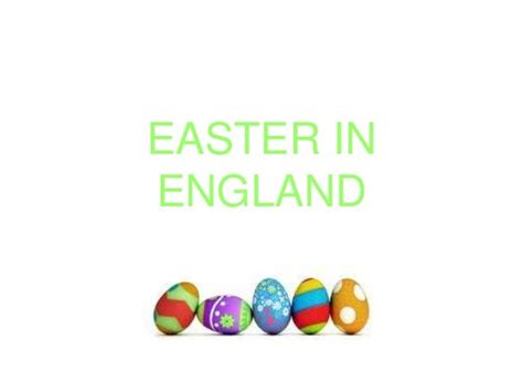 Easter In England