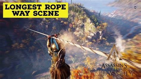 Longest Rope Way Scene In Assassin S Creed Odyssey Longest Rope Way