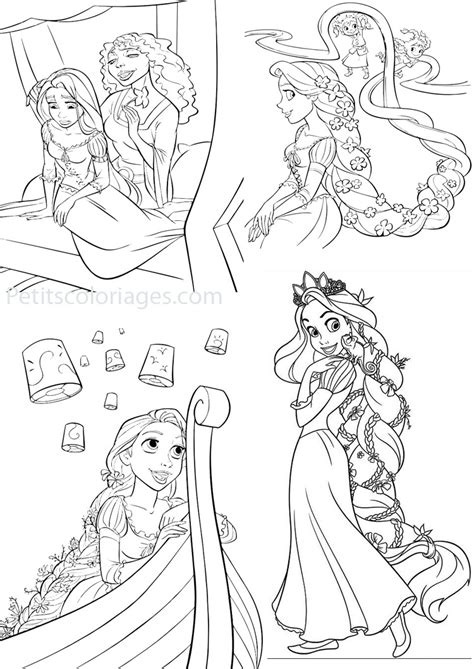 Coloriage Raiponce 102517