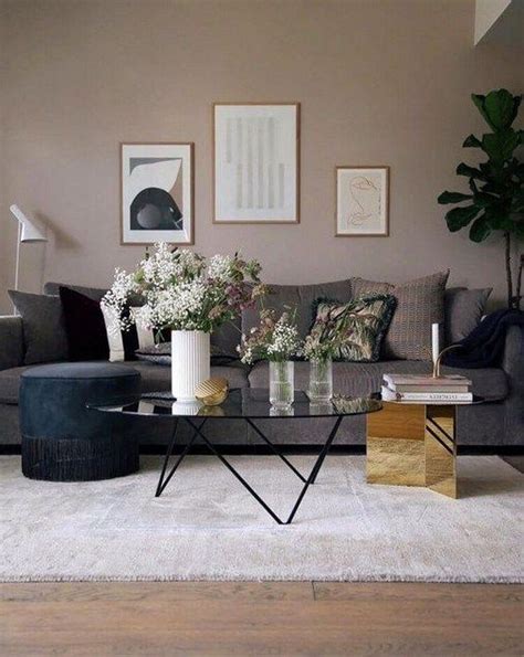 Earthy Modern Interior Design For Living Room