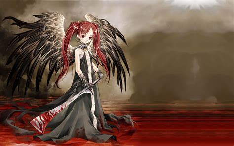 Bloody Anime Girl Wallpaper Anime Top Wallpaper