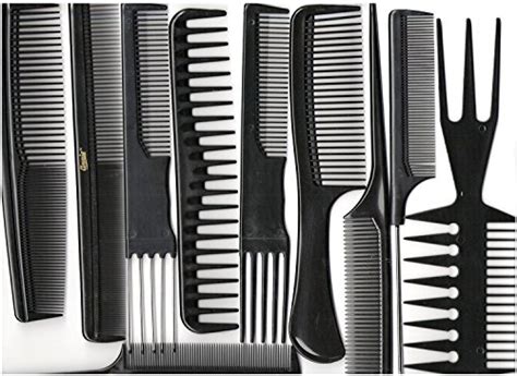 Annie Professional Comb Set 10ct Black Rennamo