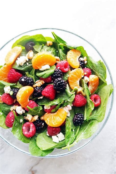 Berry Orange Spinach Salad With Citrus Balsamic Vinaigrette Yay For Food
