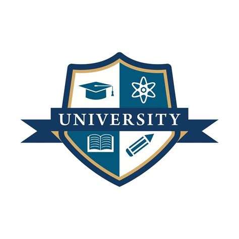 University College School Badge Logo Design Vector Image Education