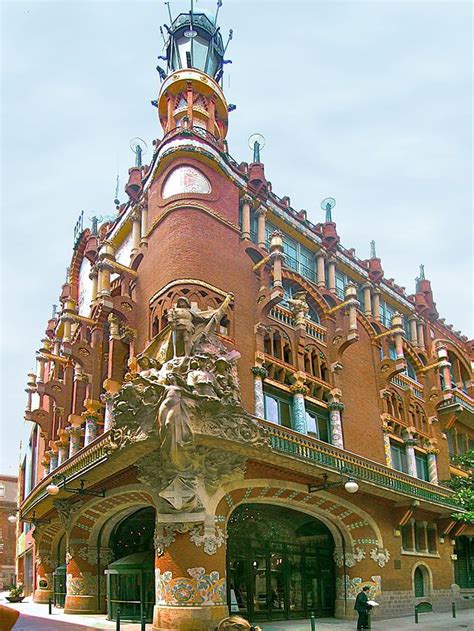Barcelona Palau De La Música Catalana Cathedral Architecture