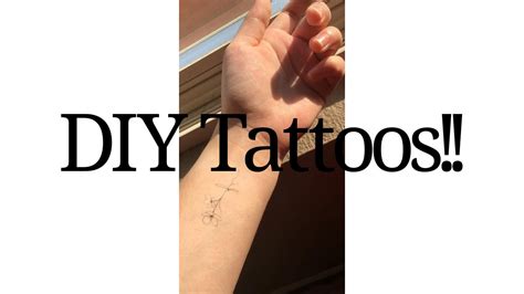 How To Make A Temporary Tattoo With Perfume Diy Fake Tattoo Artofit