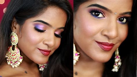 Diwali Makeup Tutorial 2020look1 Indian Festive Makeup Look For Dusky