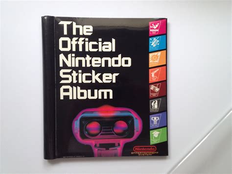 Free Shipping New Nintendo Nes Official Sticker Album Brand