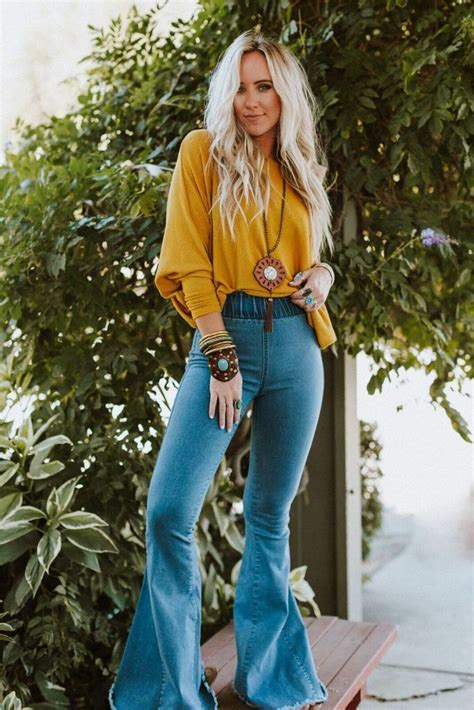 Janis Bell Bottom Jeans Boho Outfits Fashion 70s Inspired Fashion