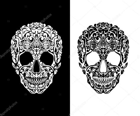 Download Skull of floral shapes. Vector illustration — Stock Vector © JuliGin #72647743