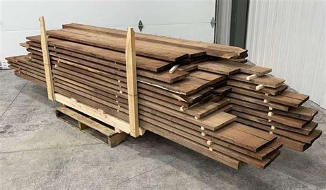 Group Of Rough Sawn Walnut Lumber Schneider Auctioneers Llc