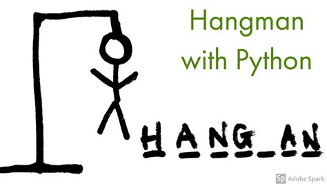 # make a counter that starts with zero failed = 0 #. Code hangman with Python 3 in less than 20 minutes - YouTube