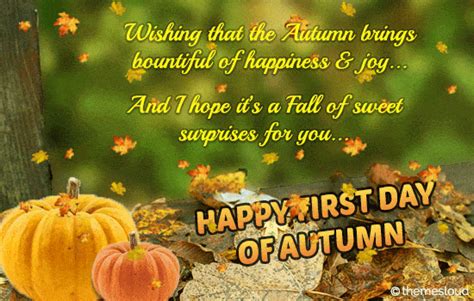 add to the silent magic in the air and welcome the first day of autumn autumn quotes first