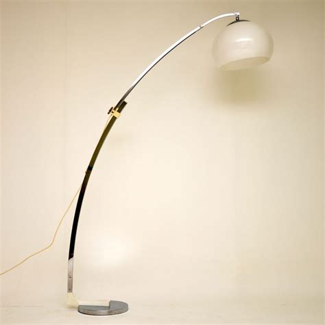 1970's italian arteluce floor lamp. 1970's Vintage Italian Extending Arc Floor Lamp - Retrospective Interiors - Retro Furniture ...