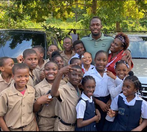 He won nine olympics and became a world champion elev. Usain Bolt Donates Laptops to Schools in Rural Jamaica ...