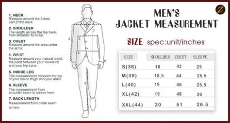 What men's size am i? chart mens blazers - Google Search (With images) | Pattern ...