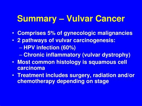 Ppt Vulvar Cancer Powerpoint Presentation Id 227179