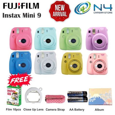 New Color Arrival Fujifilm Instax Mini 9 Camera New Package Fujifilm