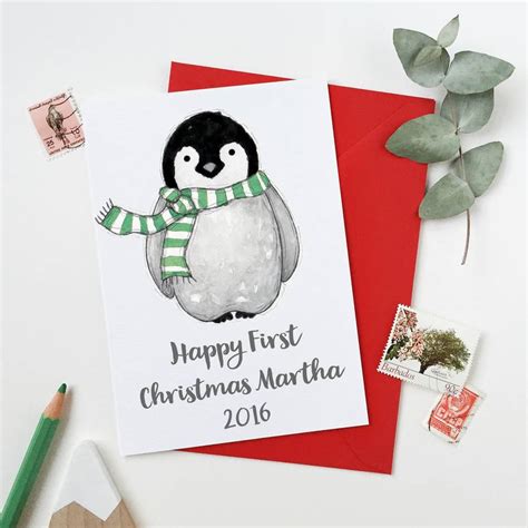 We did not find results for: baby penguin personalised first christmas card by clara and macy | notonthehighstreet.com