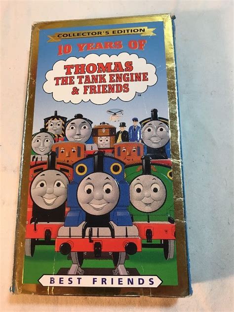 10 Years Of Thomas The Tank Engine Vhs Video Cassette Tape Etsy