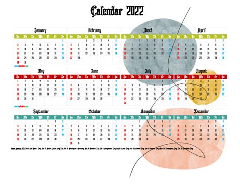 Free Printable Calendar With Holidays Watercolor Premium