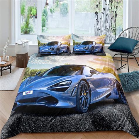 Xtqdm Bedding Setracing Car Printed Duvet Cover With Pillowcase Bedding Set Single Double Twin