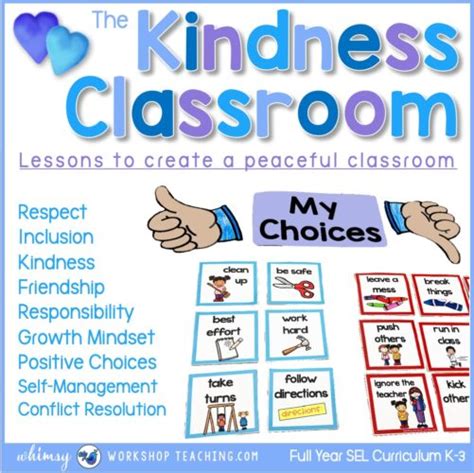 Kindness Classroom Cover Whimsy Workshop Teaching
