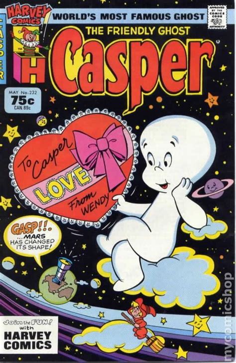 Casper The Friendly Ghost 1958 3rd Series Harvey 232 Friendly Ghost Comic Valentine Casper