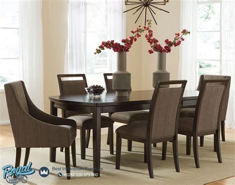 Set Meja Makan Jati Minimalis Formal Terbaru | Royal ...