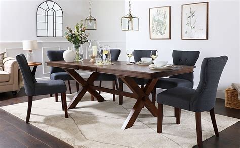 Buy red dining chairs and get the best deals at the lowest prices on ebay! Grange Dark Wood Extending Dining Table with 8 Bewley ...