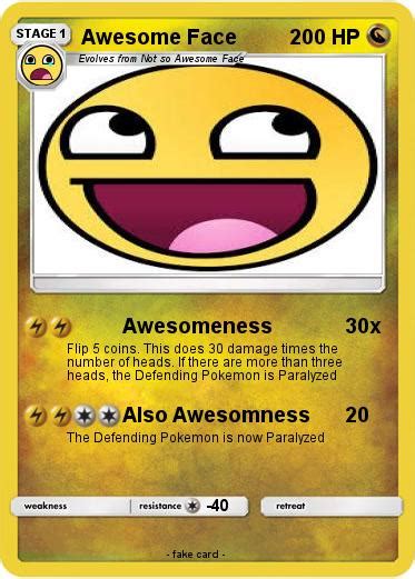 Pokémon Awesome Face 506 506 Awesomeness My Pokemon Card