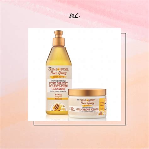 Curly Product Review Creme Of Natures Pure Honey Hair Food Collection