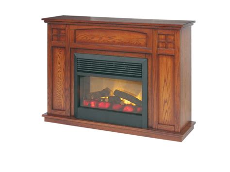 Amish Mission Style Electric Fireplace